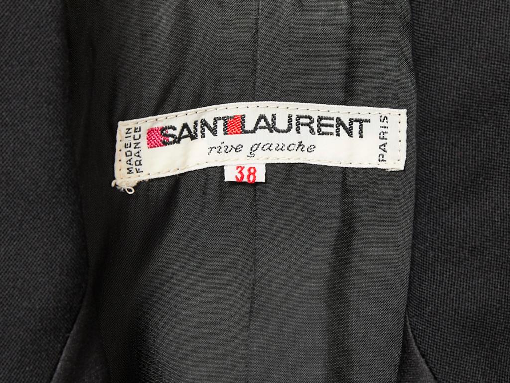 Yves Saint Laurent Rive Gauche Tuxedo Coat Dress 1