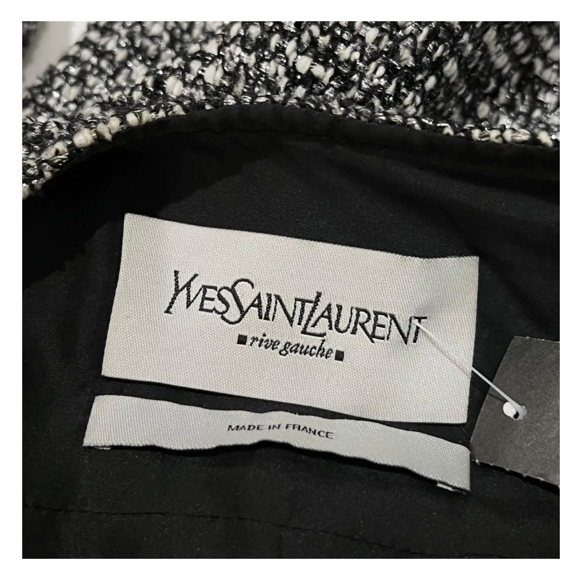 Yves Saint Laurent Rive Gauche Tweed Lurex Jacket FW2006 1