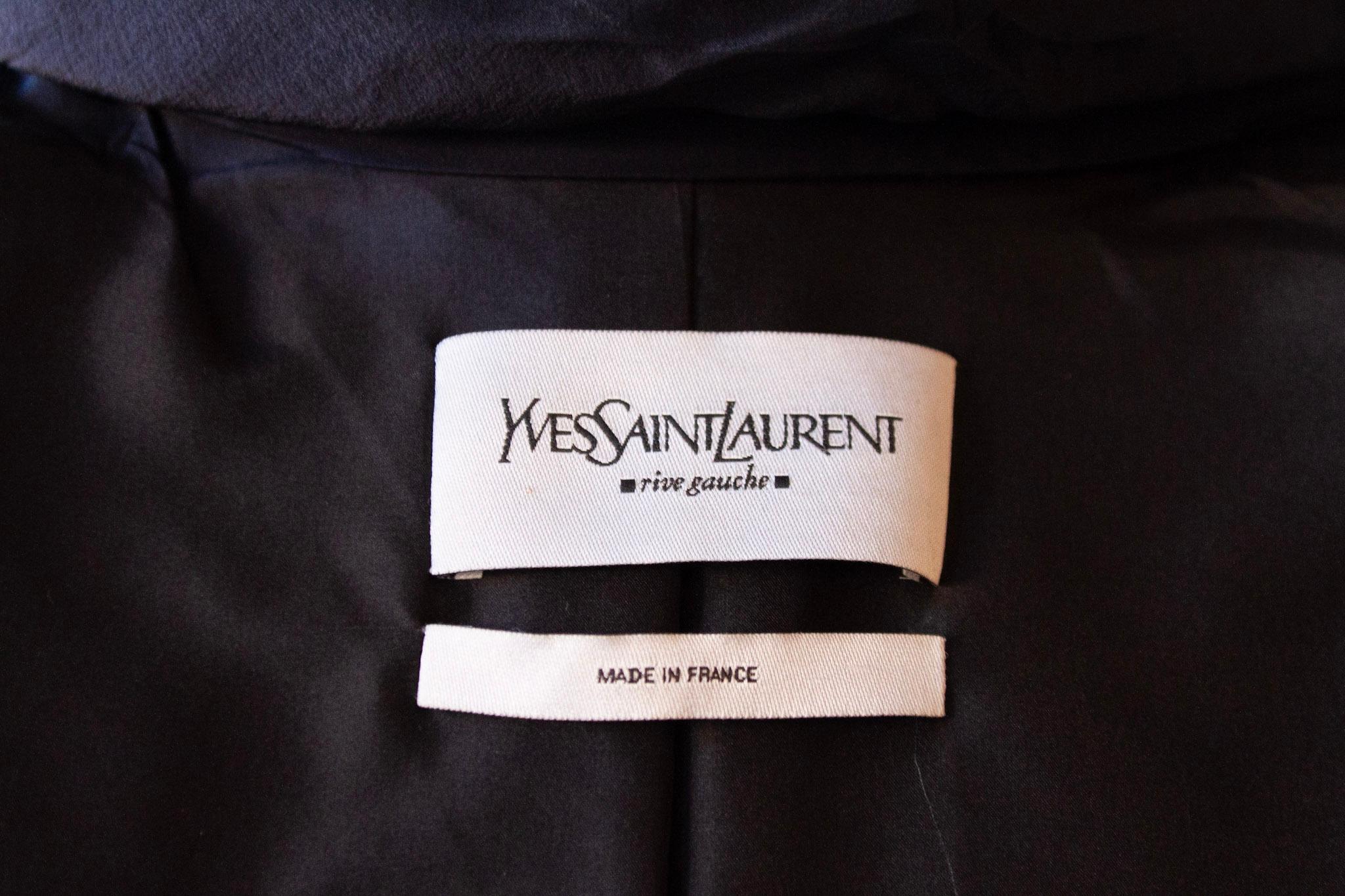 Yves Saint Laurent Rive Gauche Velvet Jacket  2