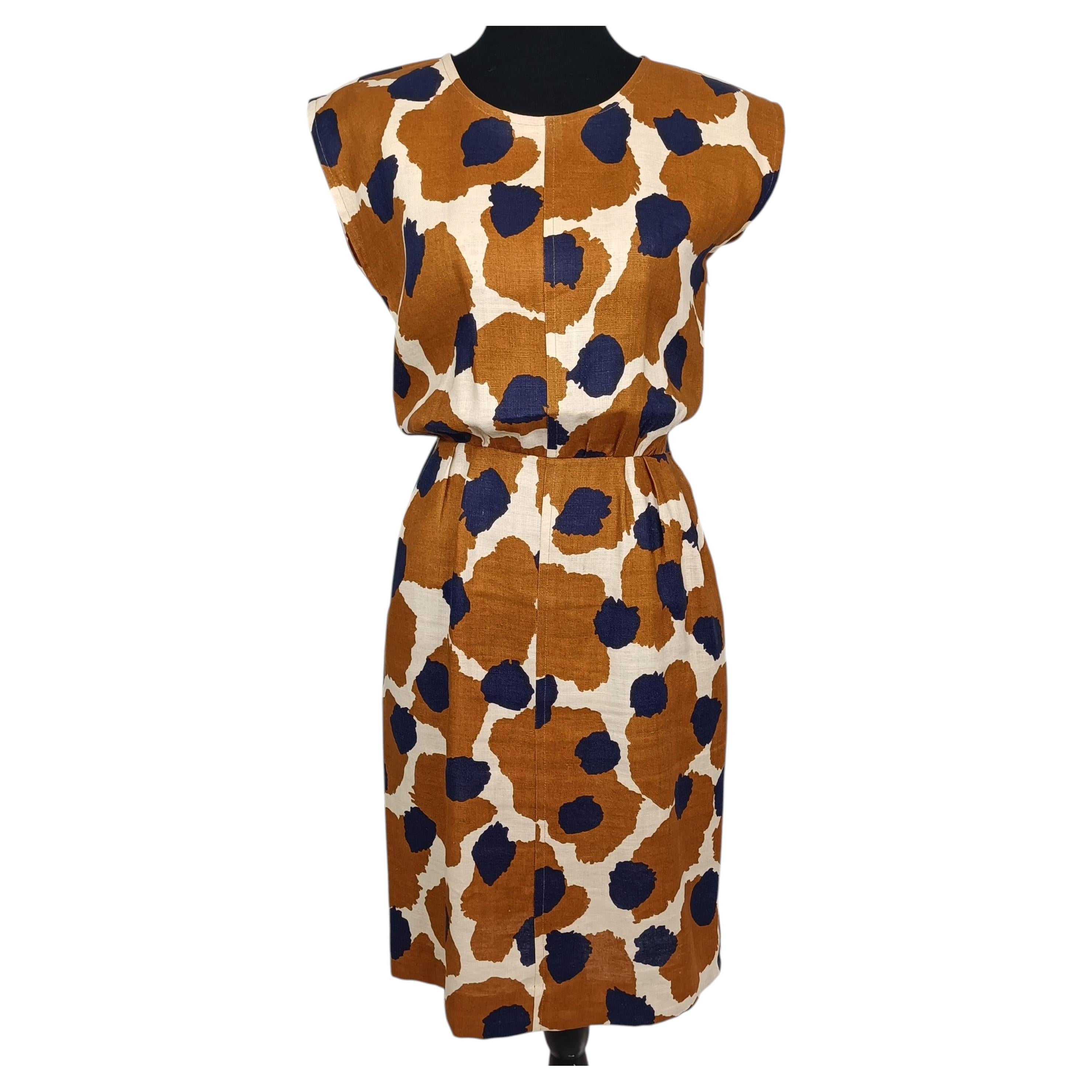 Yves Saint Laurent Rive Gauche, robe en lin de la collection printemps-été 1984