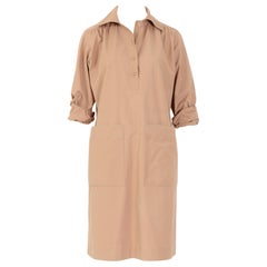 Robe safari vintage en coton Yves Saint Laurent « River Gauche » des années 1970