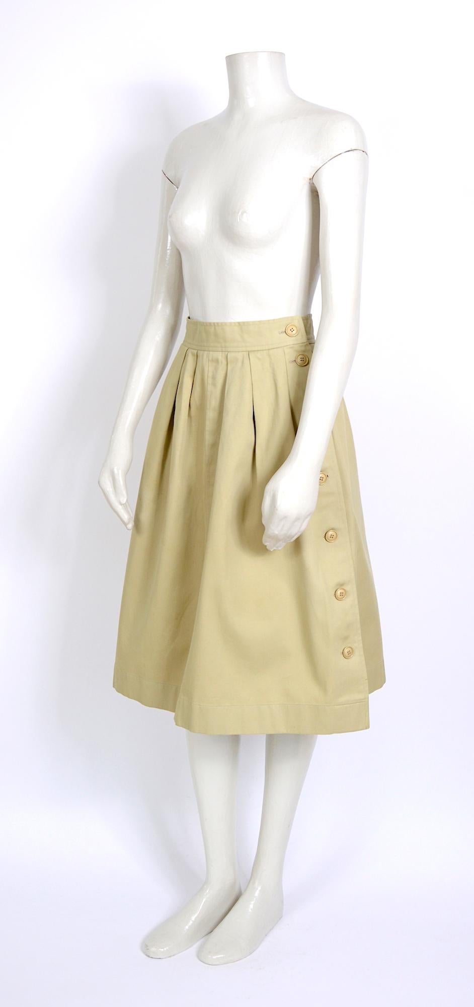 Beautiful 1970s skirt by Yves Saint Laurent  