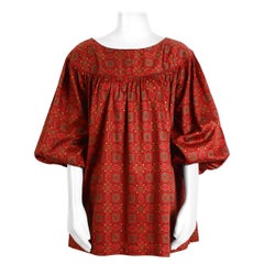 Yves Saint Laurent "rive gauche" vintage 1970s mini babydoll dress or tunic