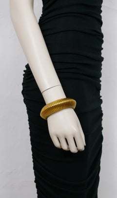 Yves Saint Laurent Rive Gauche Vintage Gold getöntes Vintage-Armband