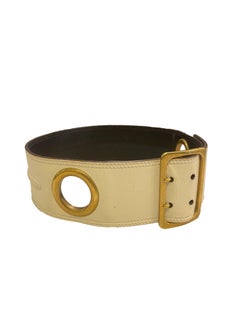 Yves Saint Laurent Rive Gauche Vintage Leather Belt