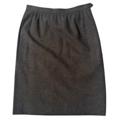 Yves Saint Laurent Rive Gauche Vintage Wool Skirt - We pay for import duty!
