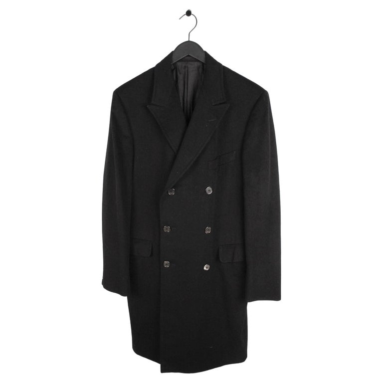 Yves Saint Laurent Rive Gauche Wool Over Coat Men Size 52R(L) For Sale