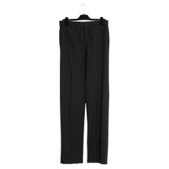 Yves Saint Laurent Rive Gauche YSL 1990er Pantalon FR40 Schwarze Smokinghose US29
