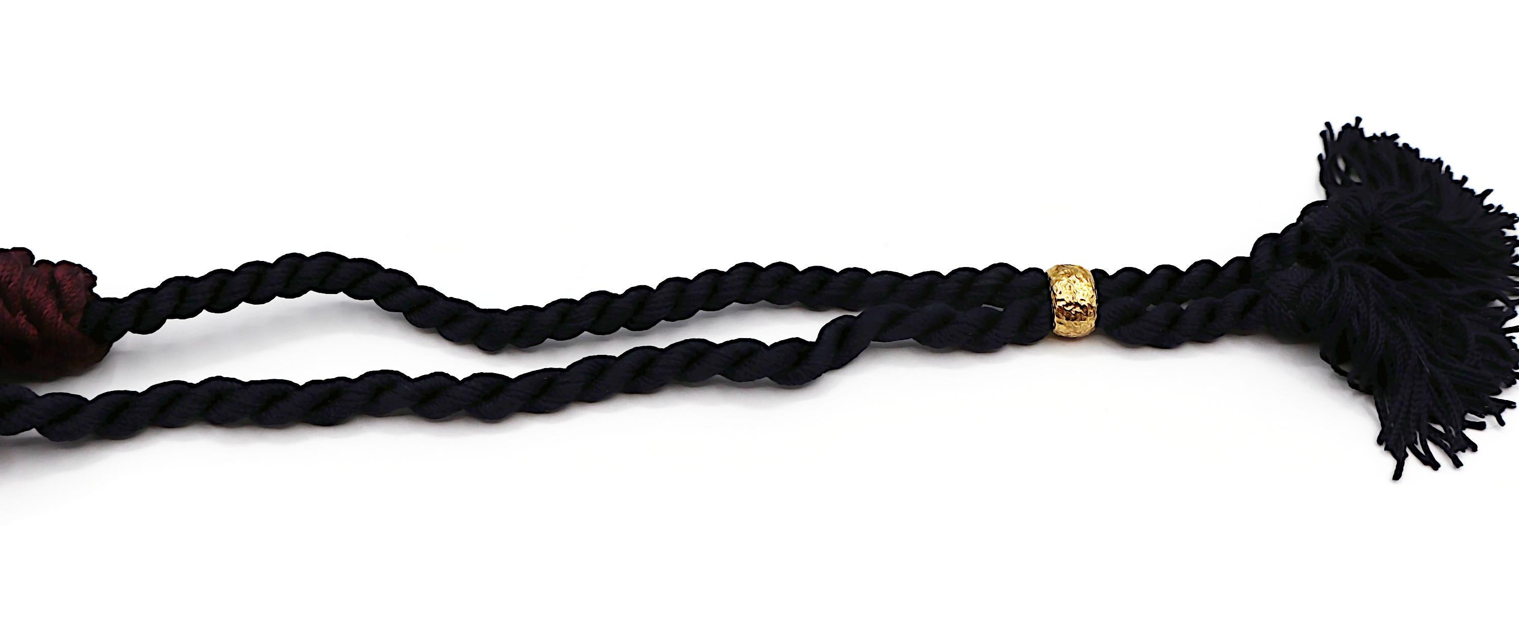 YVES SAINT LAURENT Rive Gauche YSL Vintage Ring Pendant Necklace For Sale 8