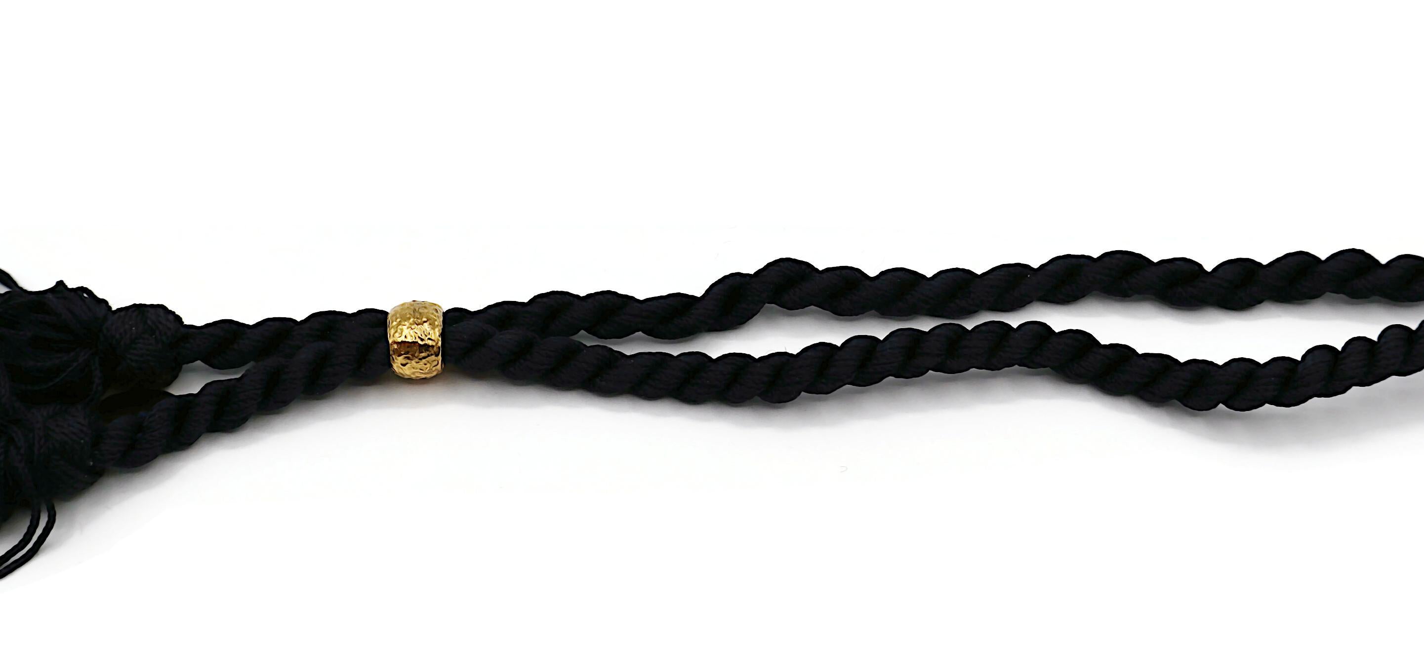 YVES SAINT LAURENT Rive Gauche YSL Vintage Ring Pendant Necklace For Sale 1