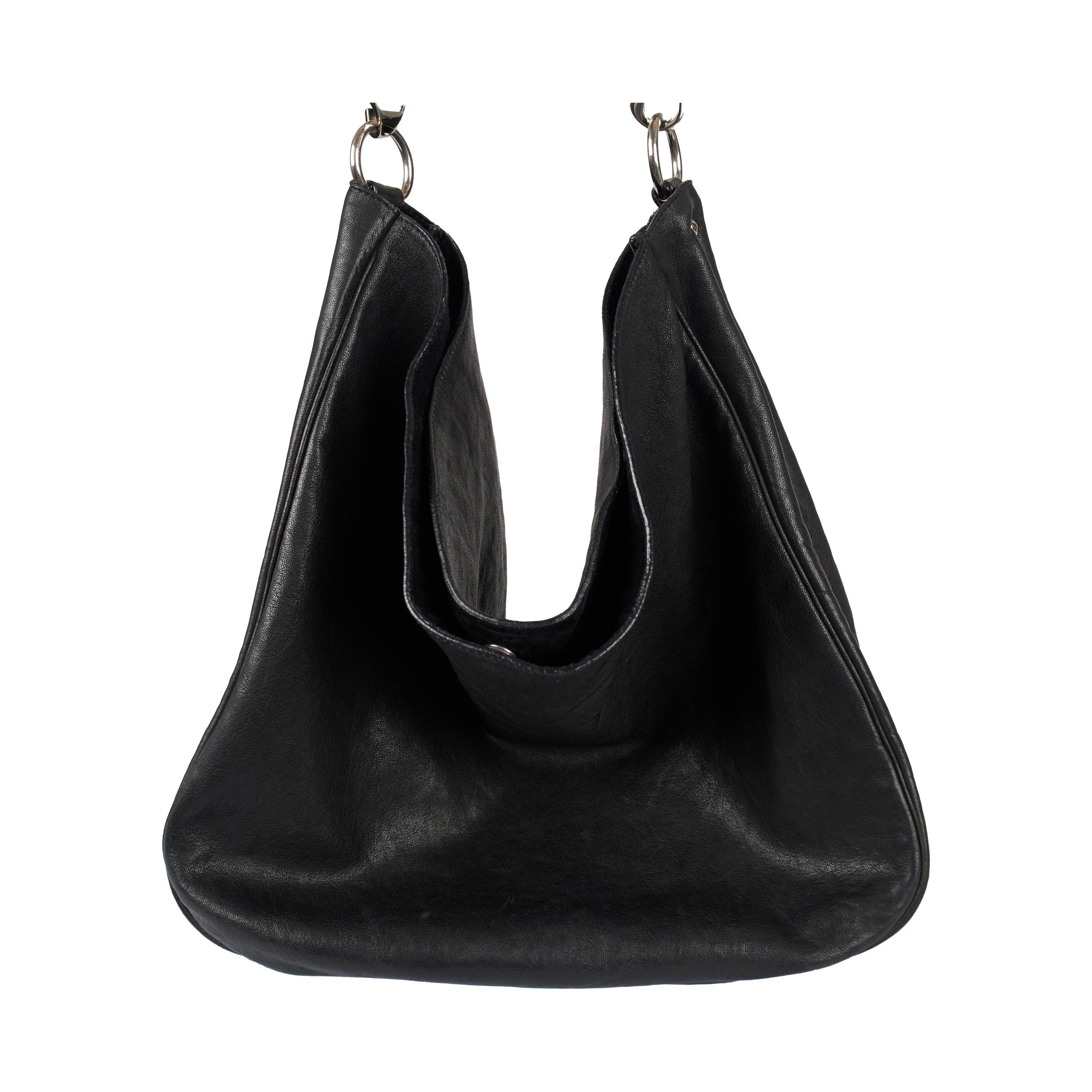 Black Yves Saint Laurent Roady Hobo Bag - '10s For Sale