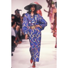 Yves Saint Laurent Runway 1991 Vintage YSL Passementerie Gold Belt