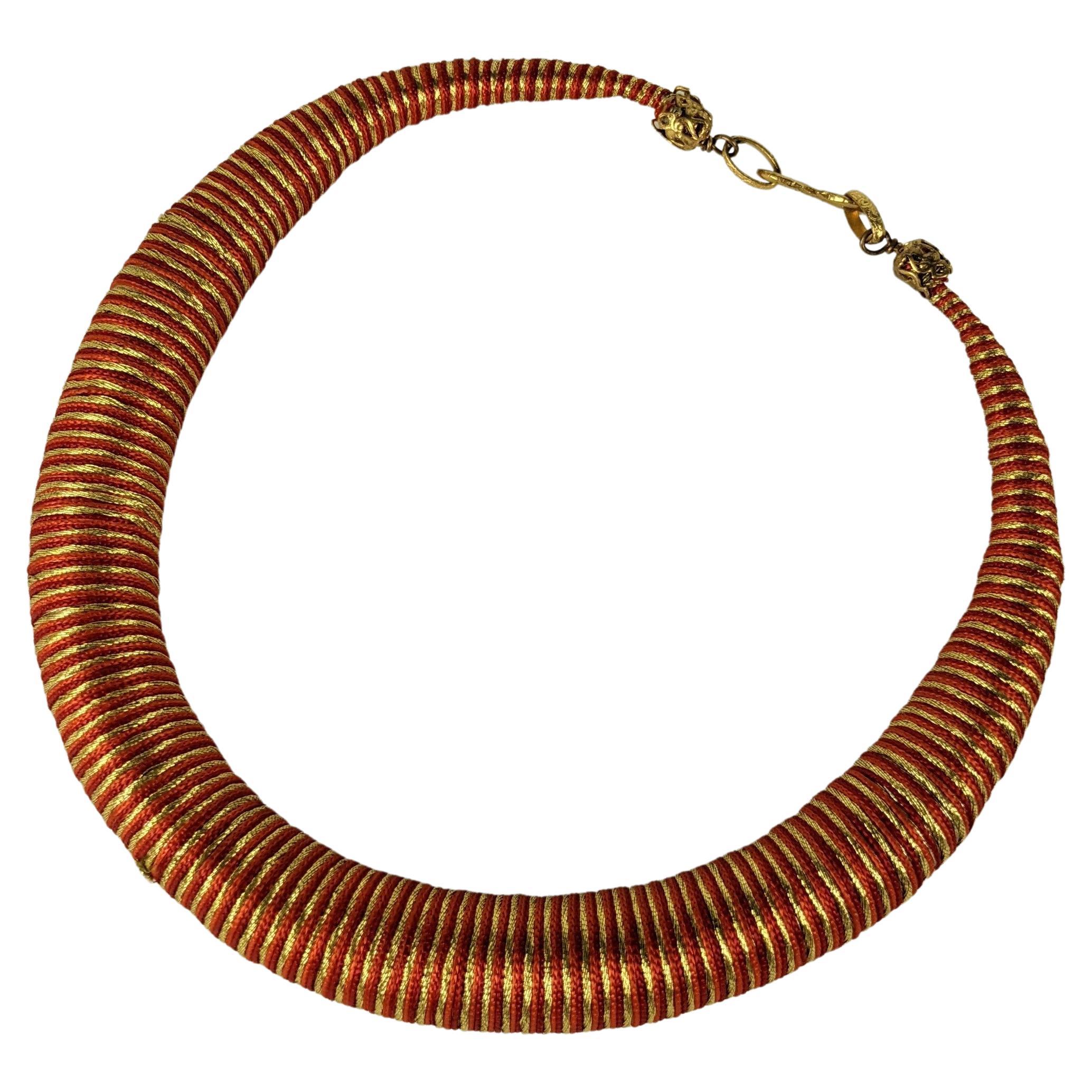 Yves Saint Laurent Russian Collection Torque Necklace, F/W 1976