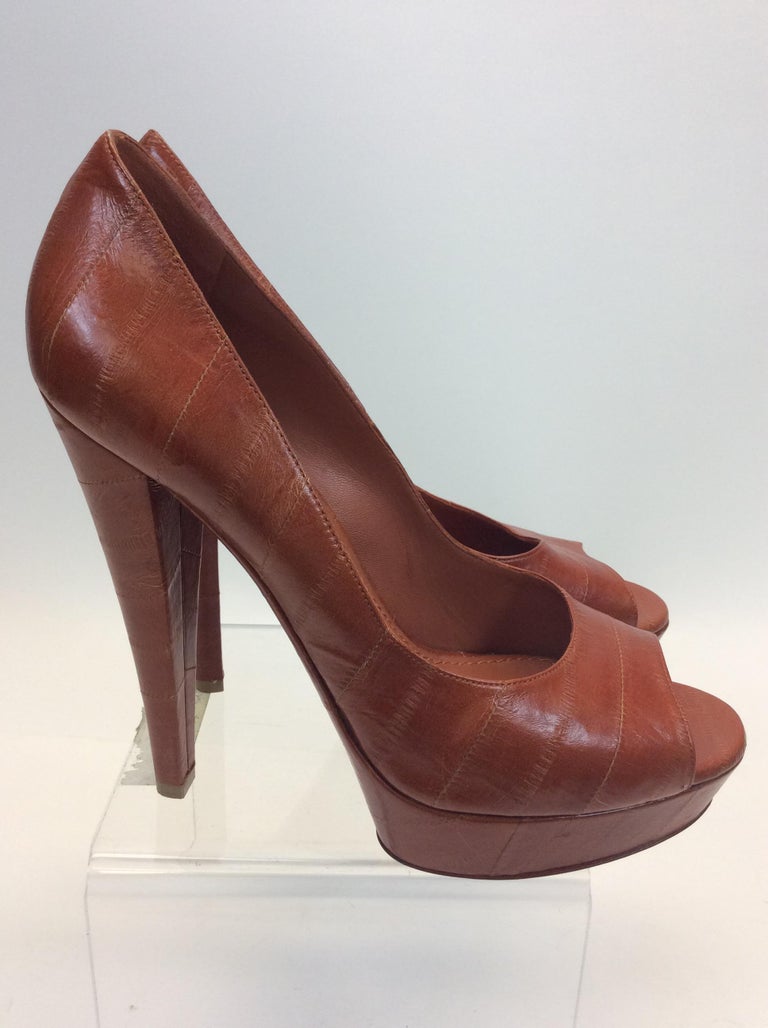 ysl heels open toe
