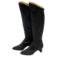 Retro Yves Saint Laurent Satin Boots