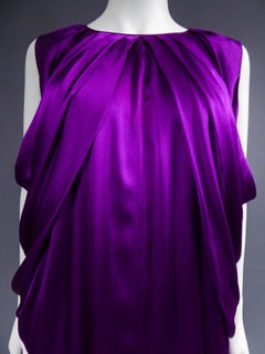 Yves Saint Laurent Satin Dress by Stefano Pilati, 2008 Collection
