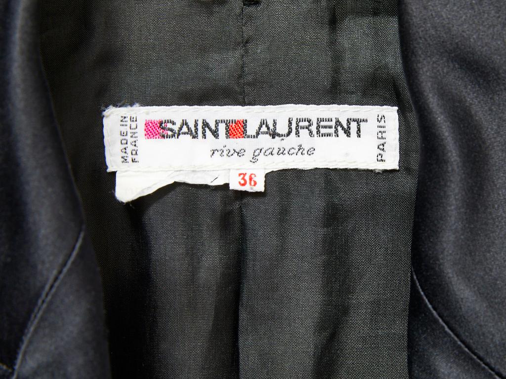Yves Saint Laurent Oversize-Abendjacke aus Satin Damen im Angebot