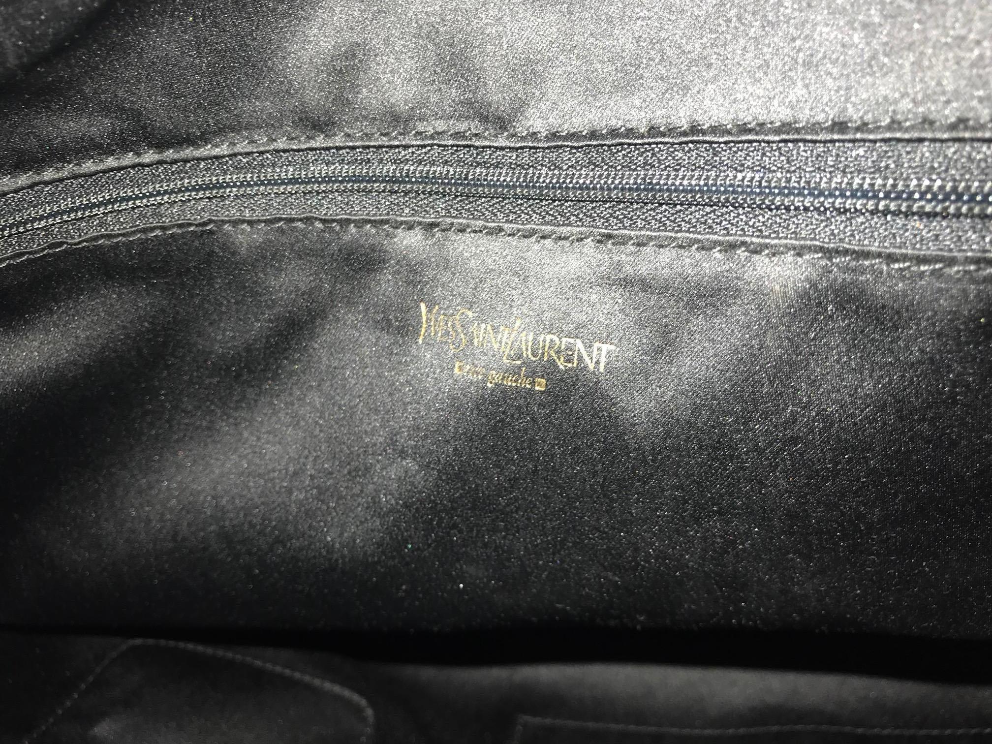 Yves Saint Laurent Satin Signature Tote For Sale 6