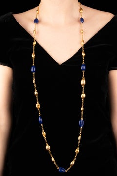 Yves Saint Laurent sautoir necklace by Yves Saint Laurent circa 1985-1990