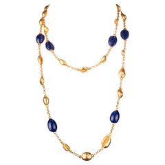 Yves Saint Laurent sautoir necklace by Yves Saint Laurent circa 1985-1990