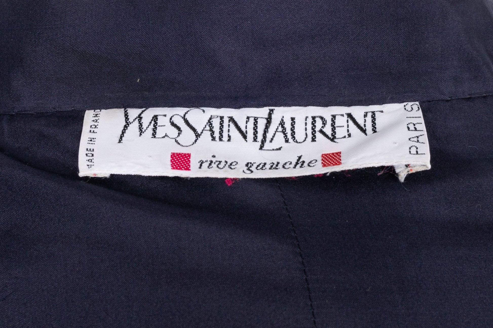 Yves Saint Laurent Schottischer Mantel im Angebot 3