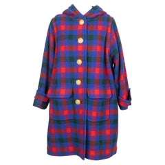 Yves Saint Laurent Scottish Coat