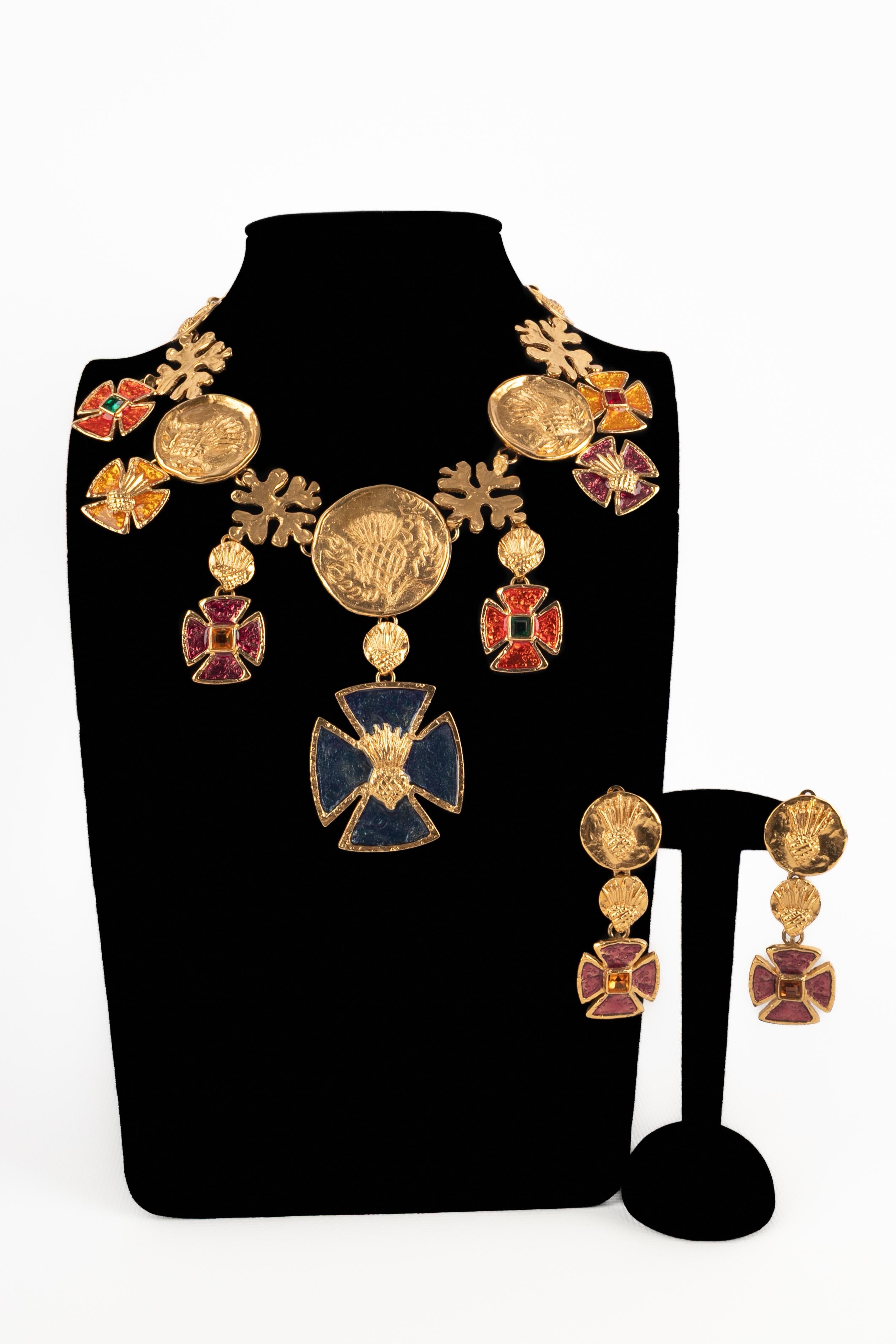 Conjunto de joyas Yves Saint Laurent en Excelente estado para la venta en SAINT-OUEN-SUR-SEINE, FR