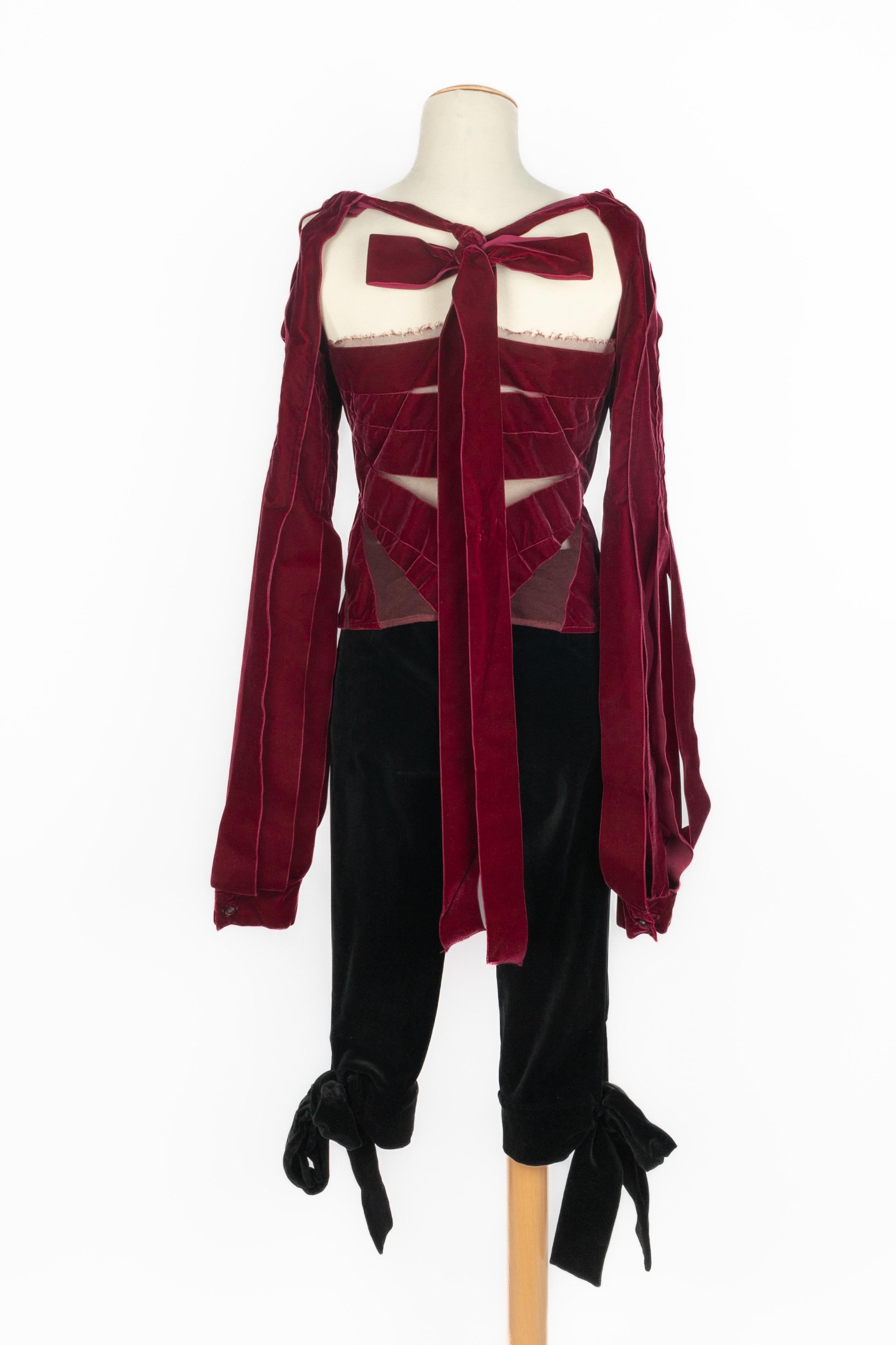 Yves Saint Laurent set Winter 2002 In Excellent Condition For Sale In SAINT-OUEN-SUR-SEINE, FR