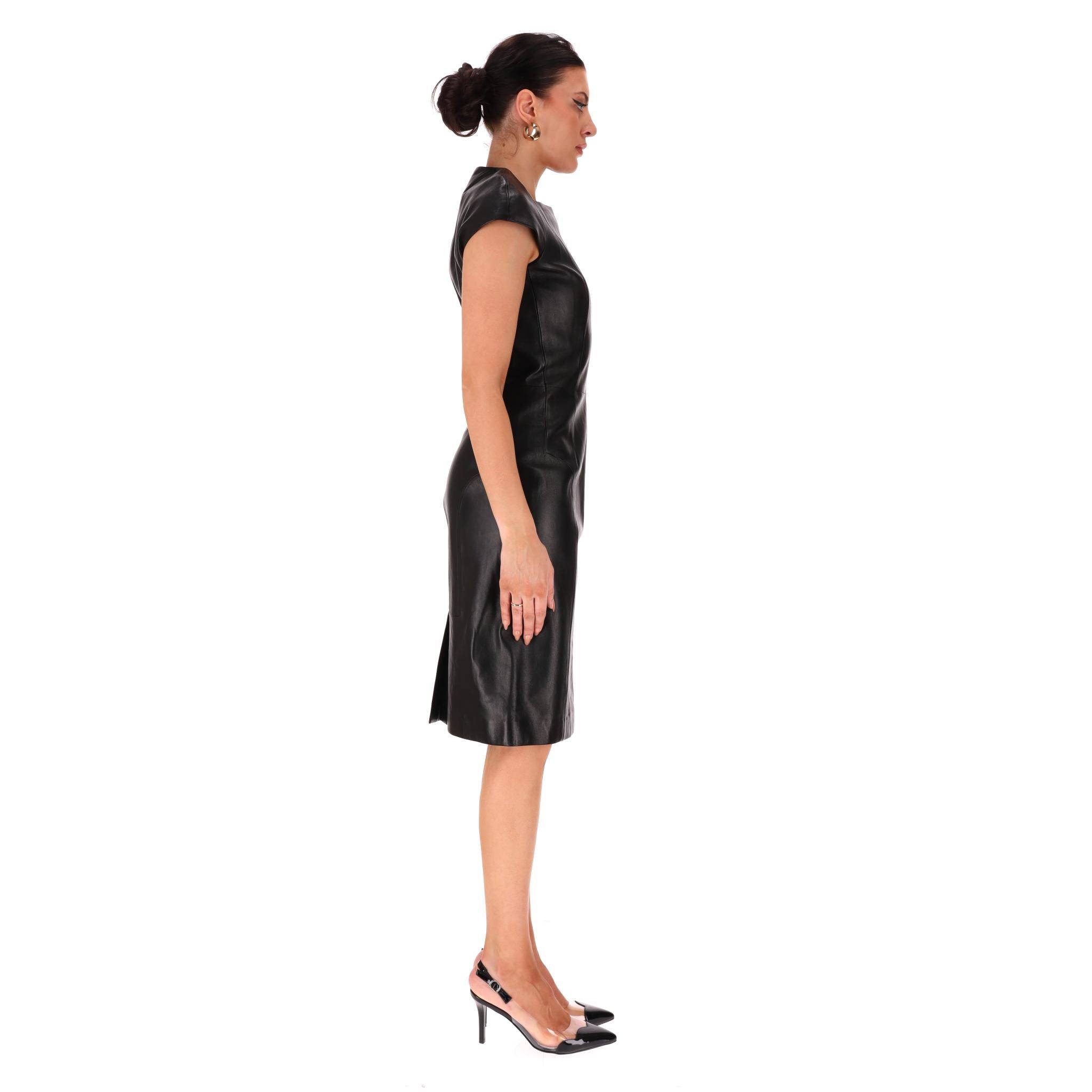 Black Yves Saint Laurent Sheath Dress For Sale
