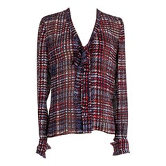 Chemise en mousseline transparente Yves Saint Laurent