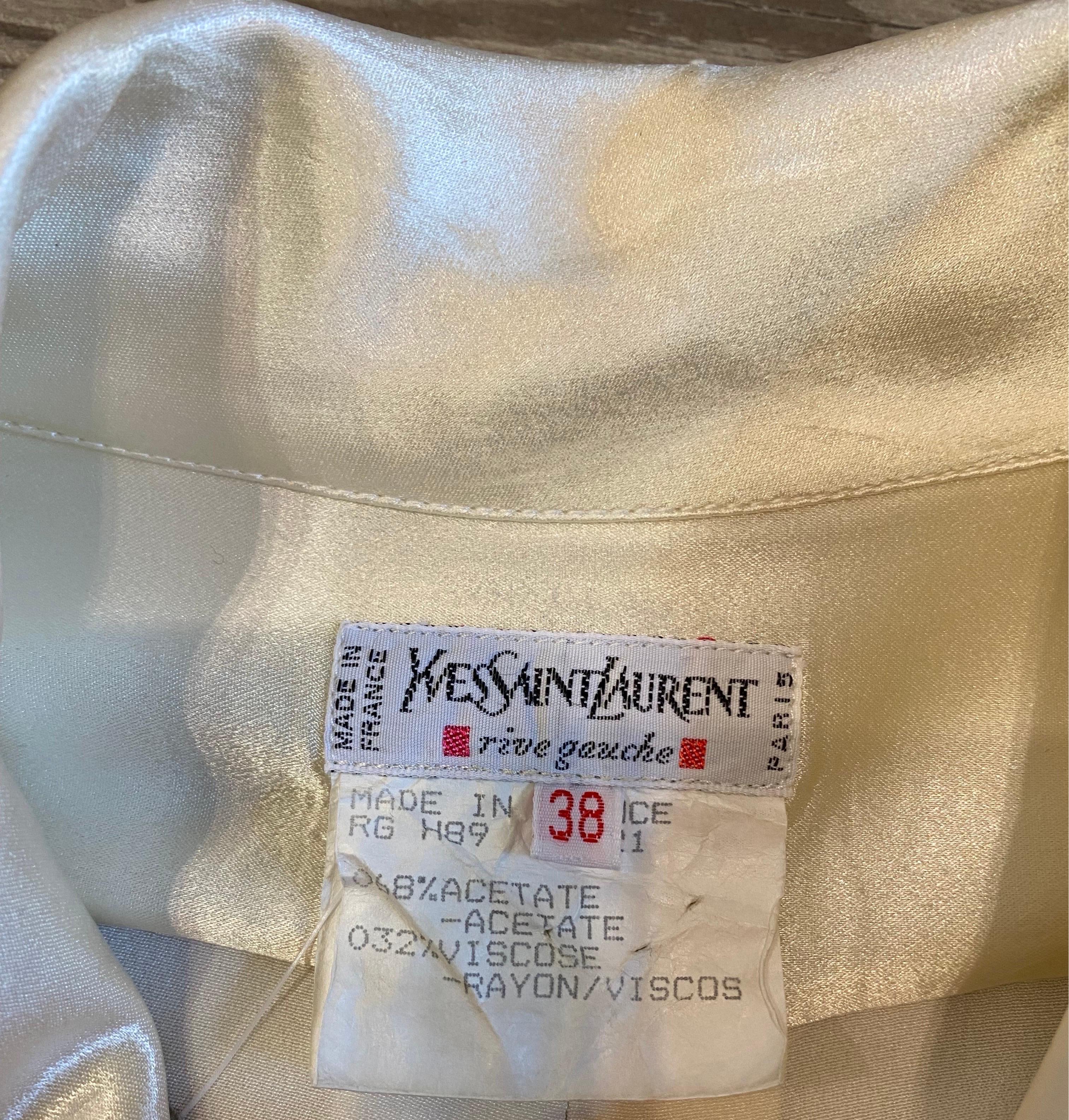 Camicia Yves Saint Laurent in vendita 4