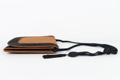 Yves Saint Laurent Shoulder Fabric Bag in Black Suede