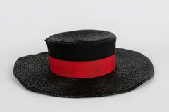 Yves Saint Laurent Sht with Braid Trim Hat