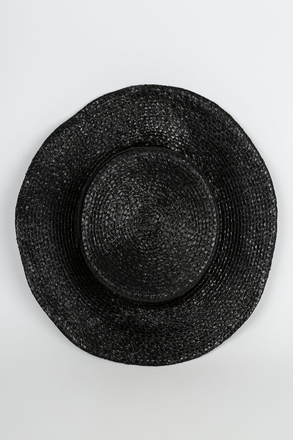 Yves Saint Laurent Sht with Braid Trim Hat For Sale 1