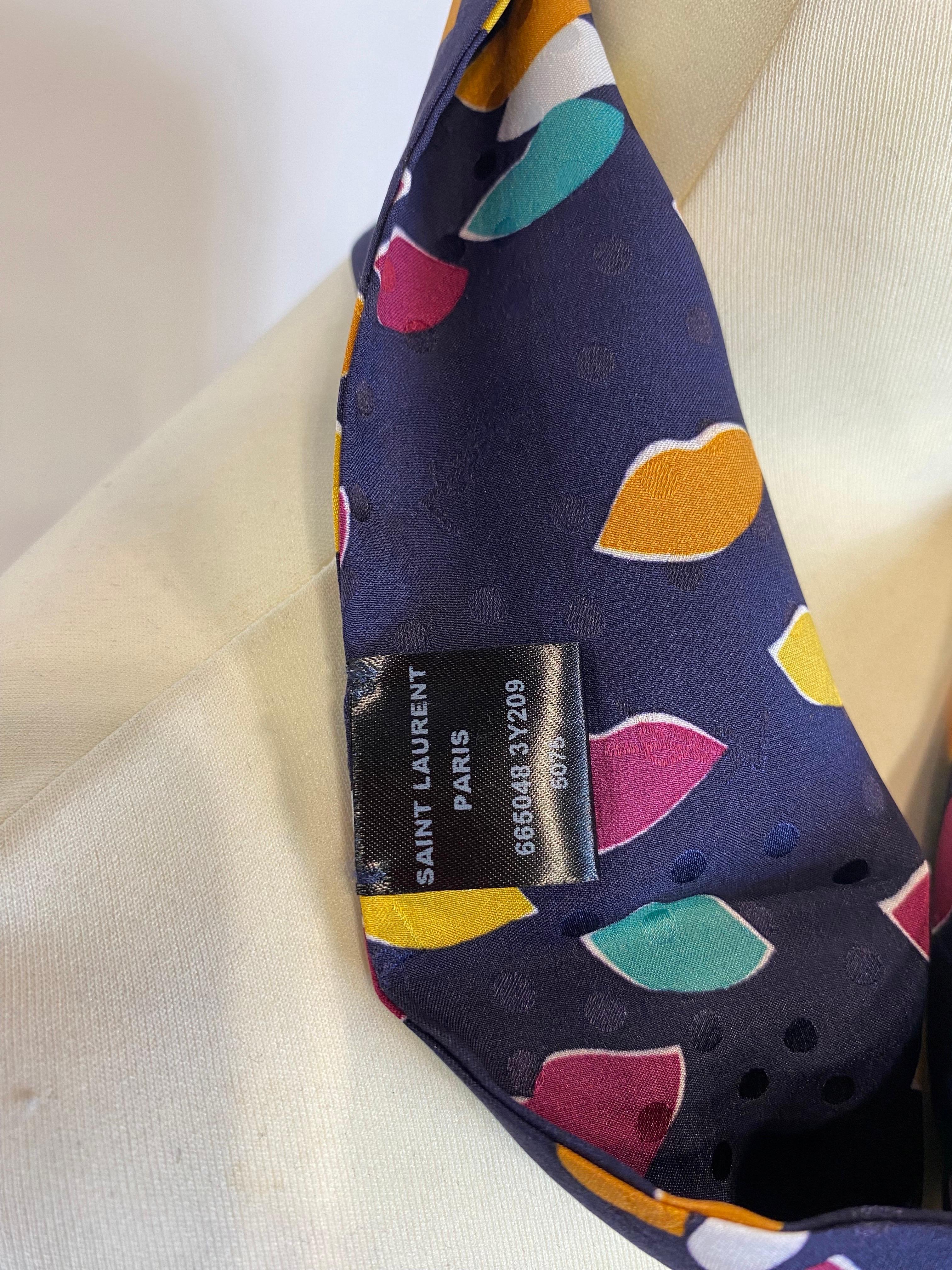 Yves Saint Laurent silk bandolier For Sale 1