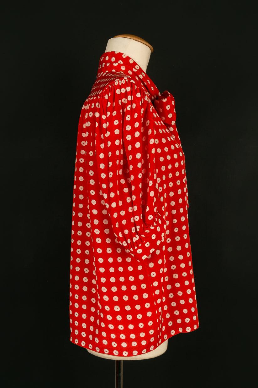 Yves Saint Laurent Silk Blouse In Excellent Condition For Sale In SAINT-OUEN-SUR-SEINE, FR