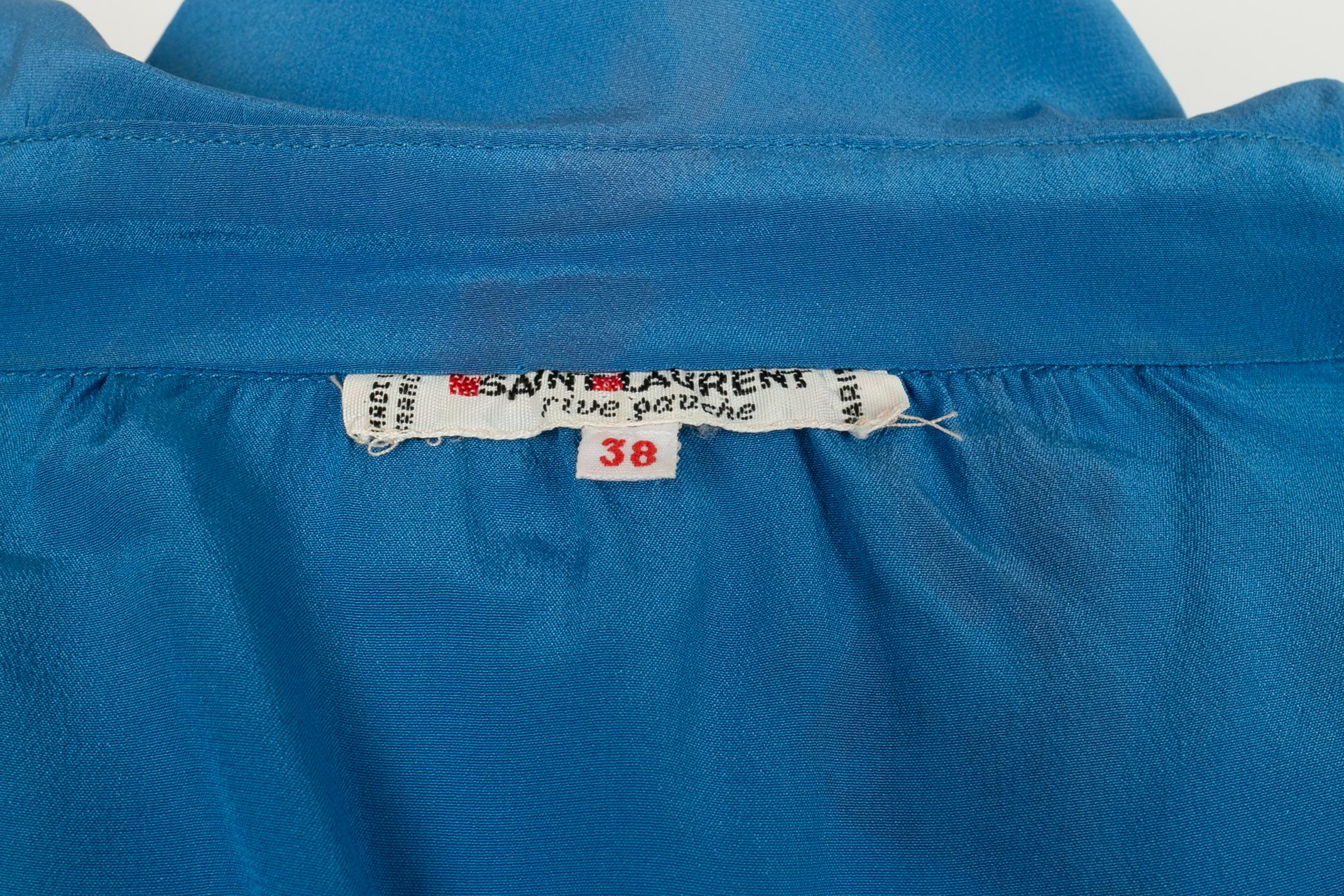 Camicetta di seta Yves Saint Laurent in vendita 4
