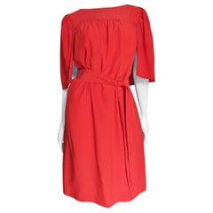 Vestido Caplet de Seda Yves Saint Laurent