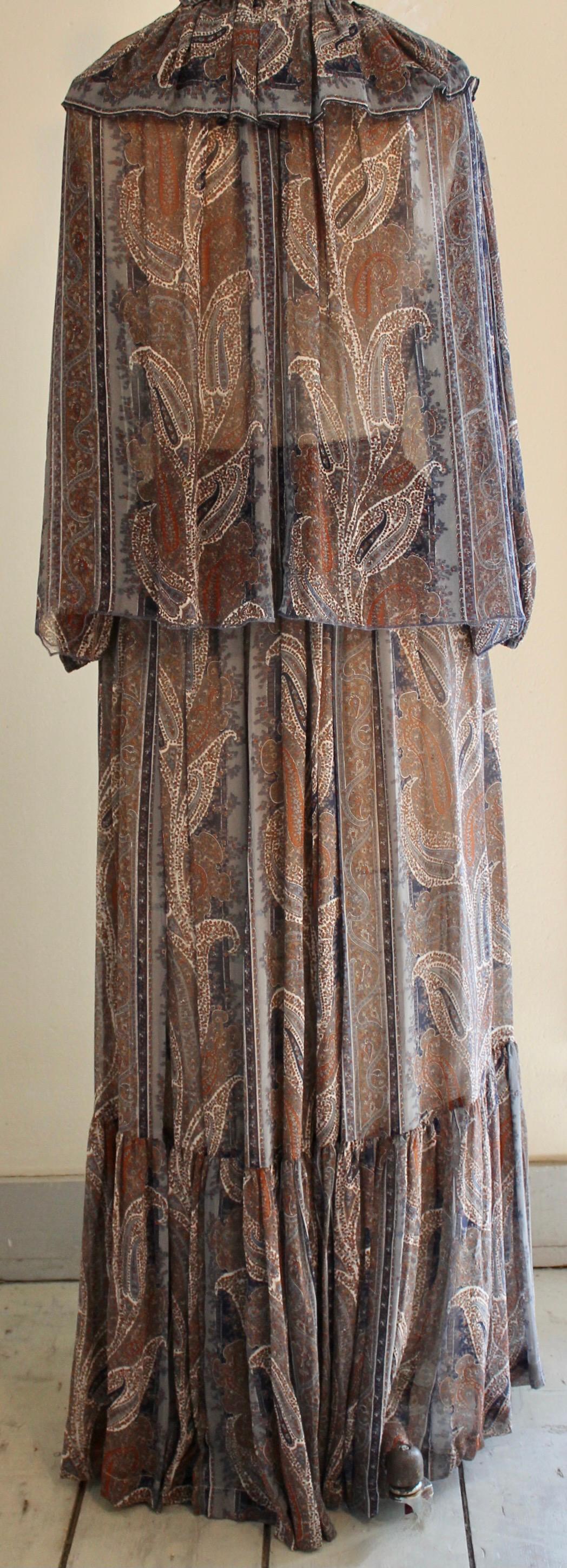 Yves Saint Laurent Silk Chiffon Outfit 6