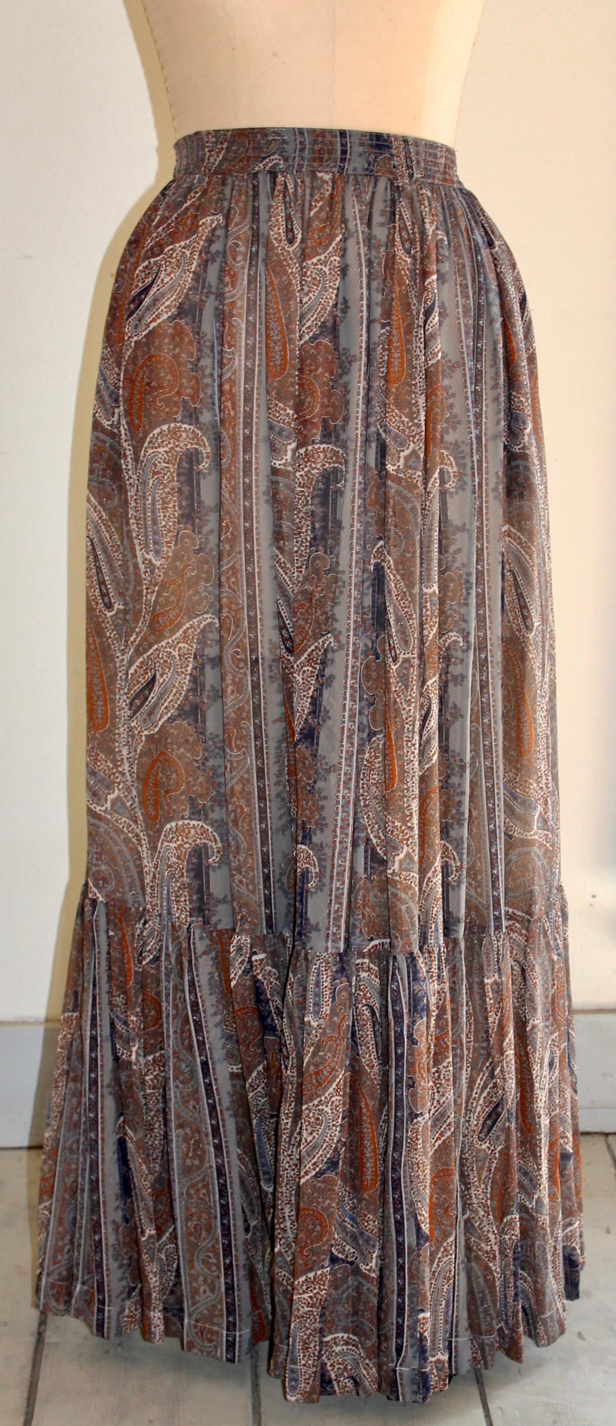 Yves Saint Laurent Silk Chiffon Outfit 9