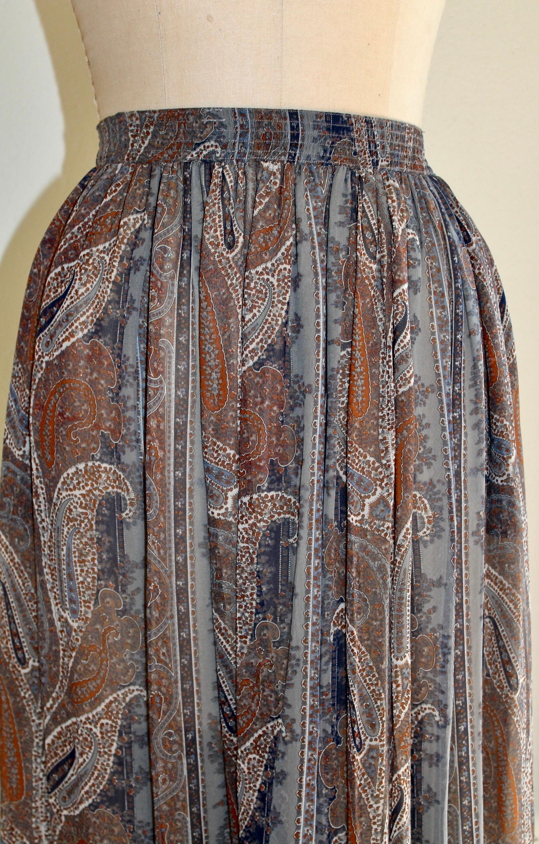 Yves Saint Laurent Silk Chiffon Outfit 10