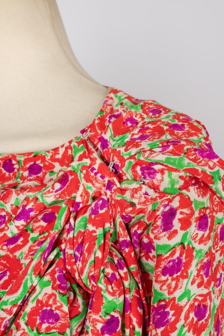 Yves Saint Laurent Silk Dress, 1989 For Sale 6