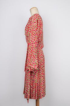 Abito in seta di Yves Saint Laurent, 1989