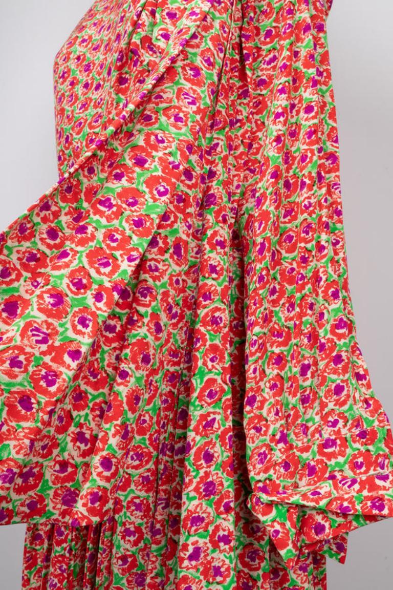 Yves Saint Laurent Silk Dress, 1989 For Sale 2