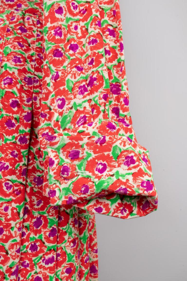 Yves Saint Laurent Silk Dress, 1989 For Sale 4
