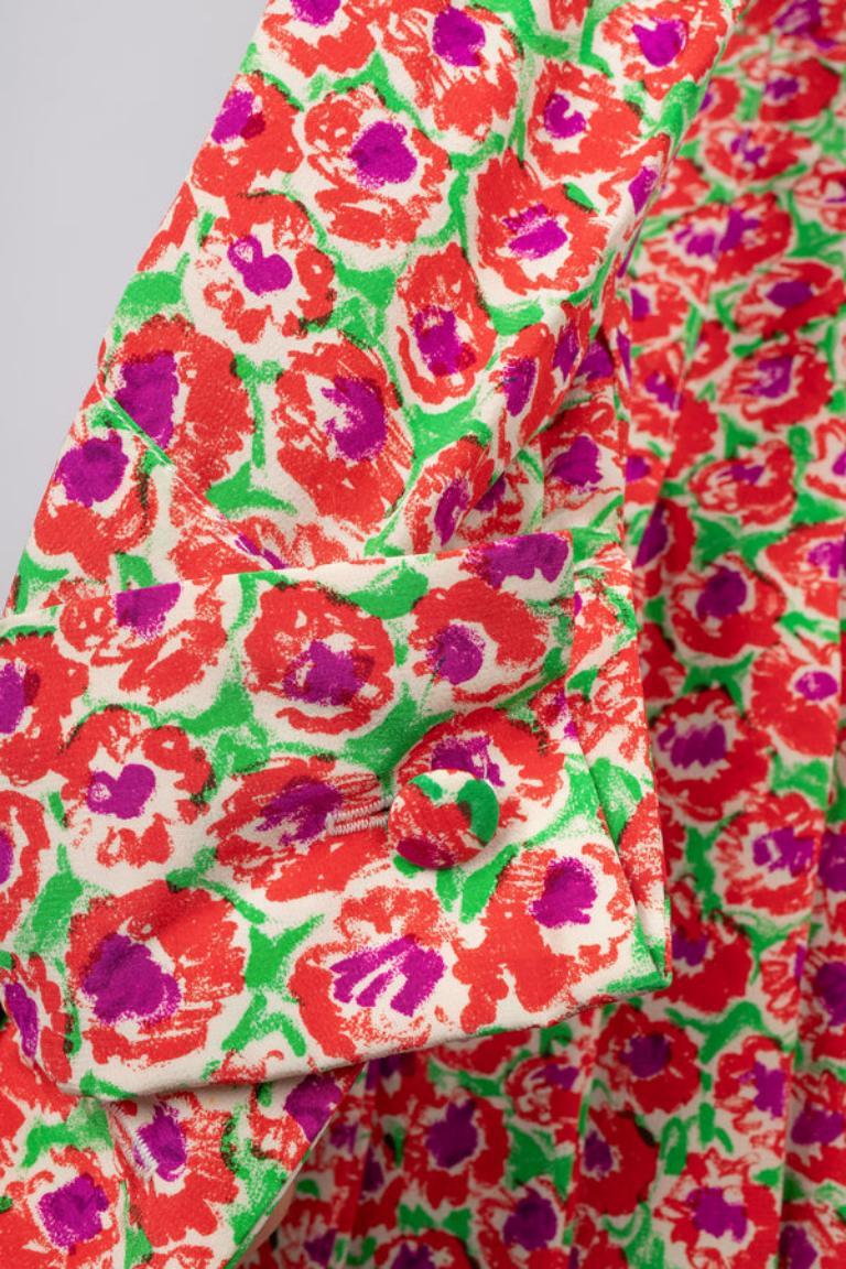 Yves Saint Laurent Silk Dress, 1989 For Sale 5