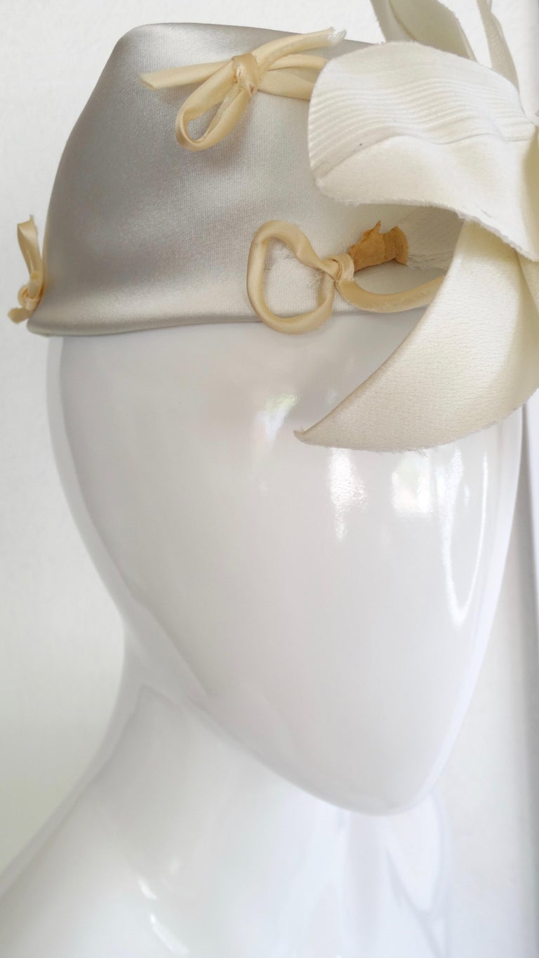 Yves Saint Laurent Silk Floral Head Piece  For Sale 5