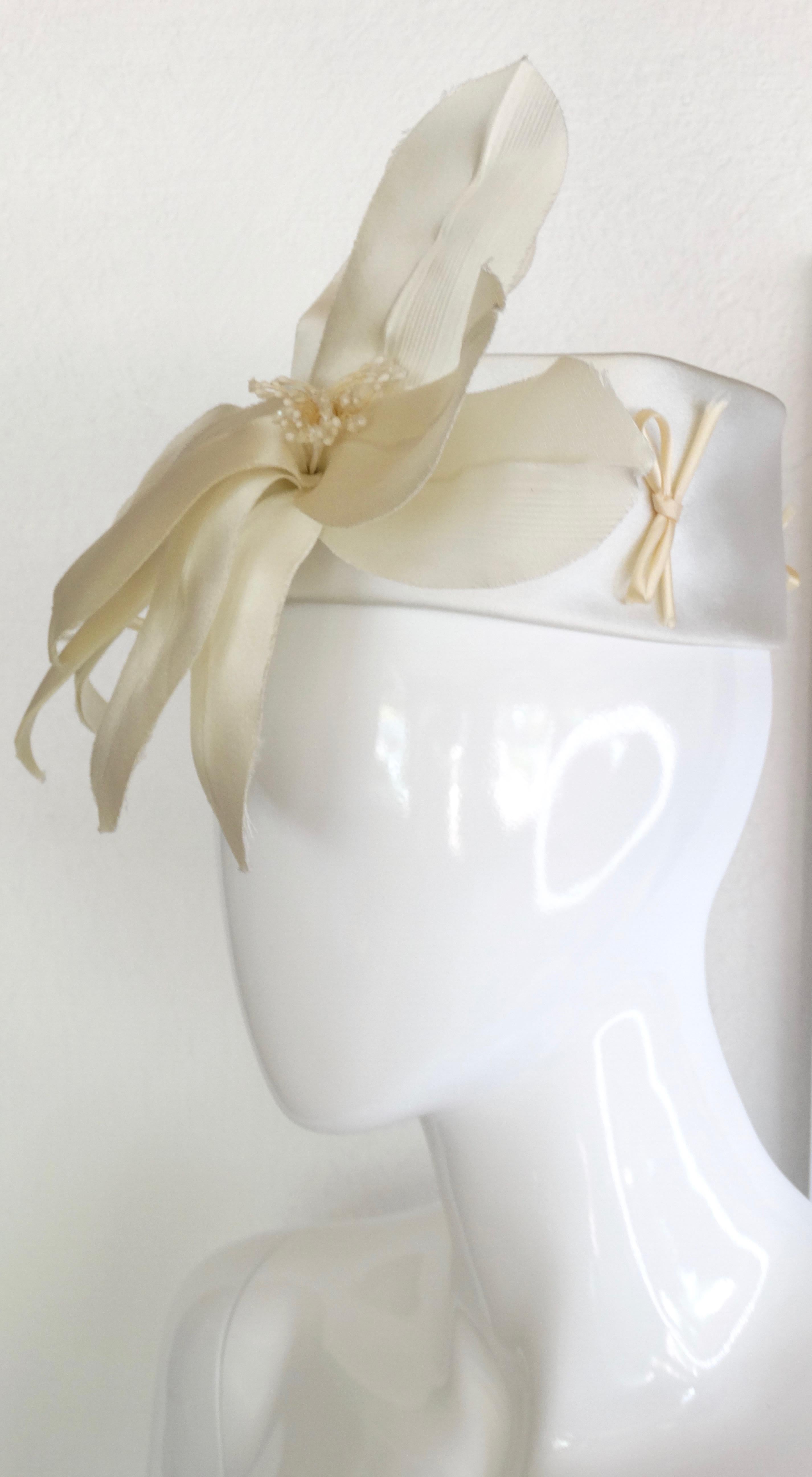 Women's or Men's Yves Saint Laurent Silk Floral Head Piece 