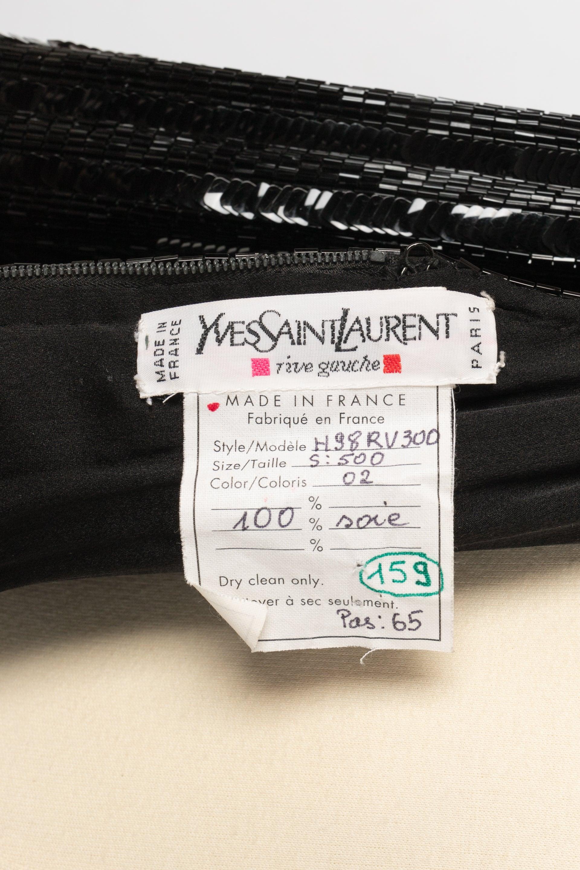 Yves Saint Laurent Silk Mid-Length Dress, 1998 For Sale 4