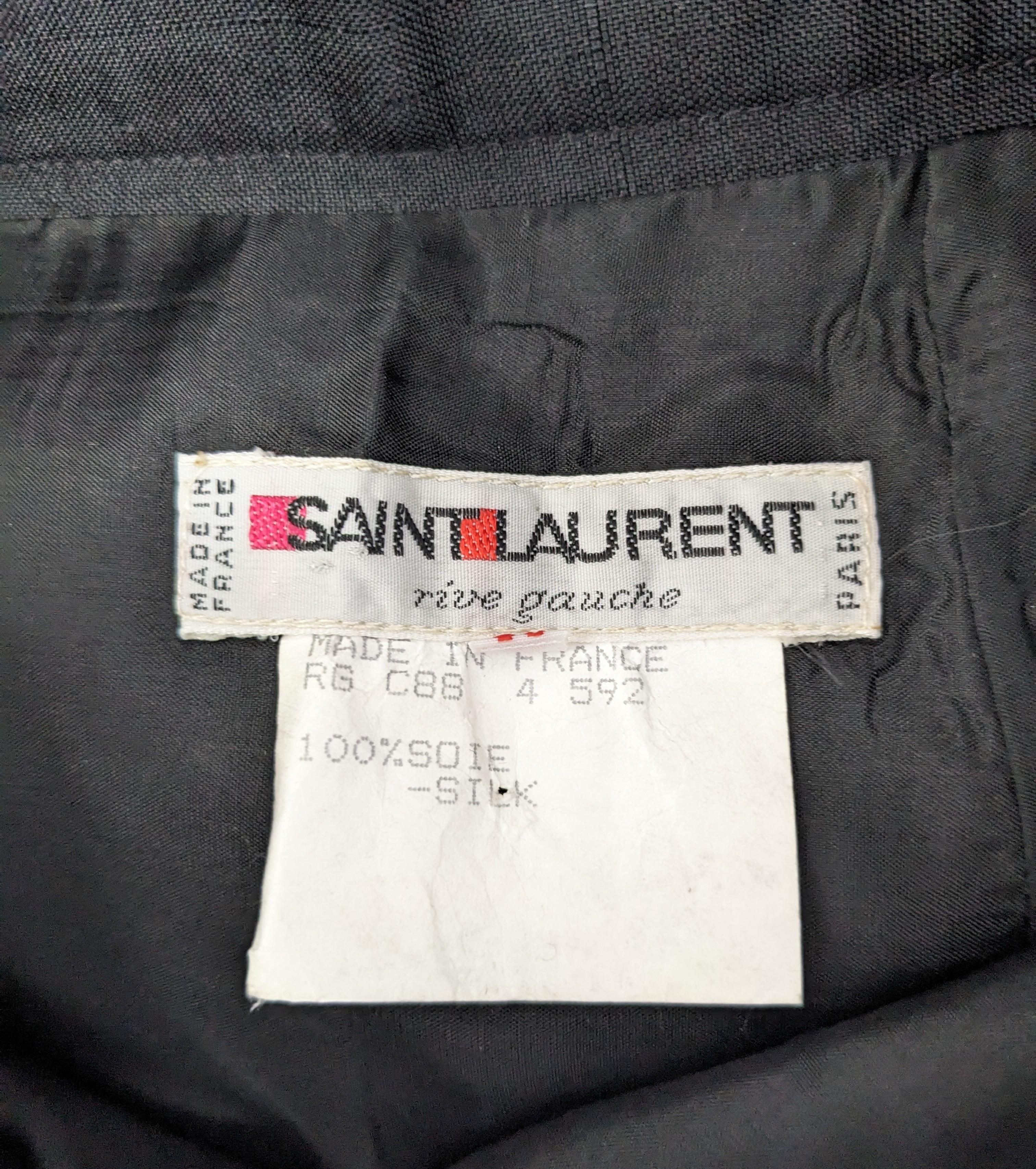 Yves Saint Laurent Silk Pencil Skirt For Sale 1